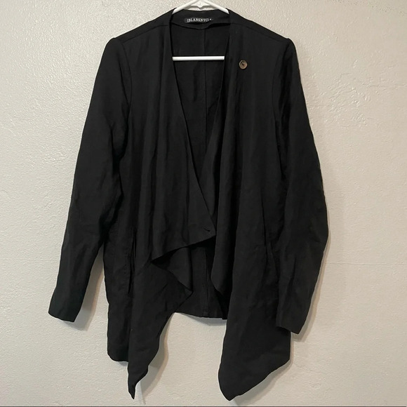 BlankNYC Linen Asymmetrical Lightweight Jacket​​​ - Picture 1 of 8